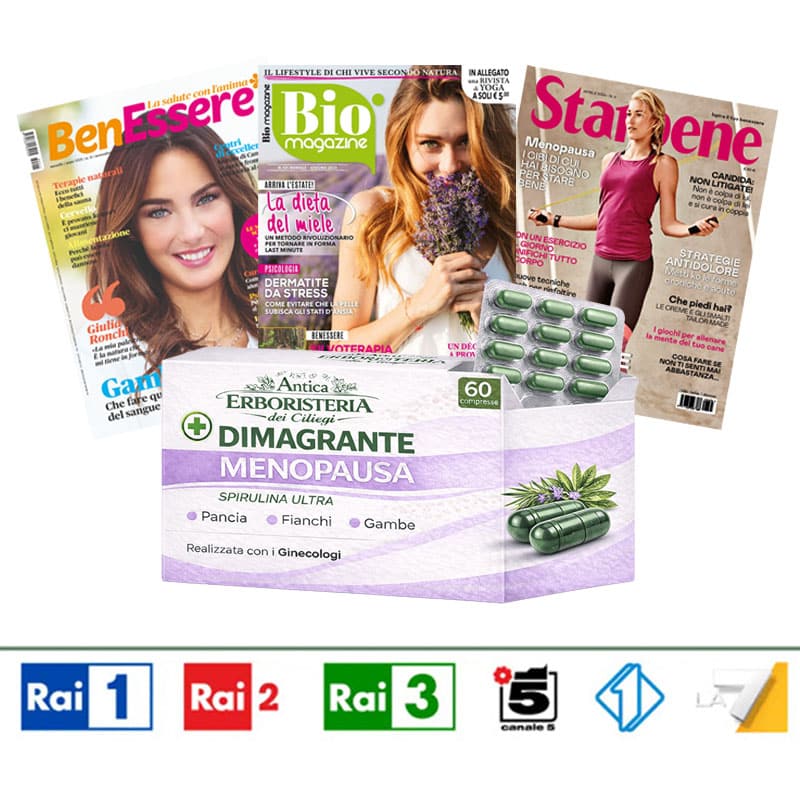 Integratori di spirulina per menopausa e benessere femminile.