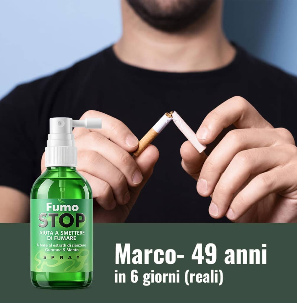 Spray FumoStop per aiutare a smettere di fumare.