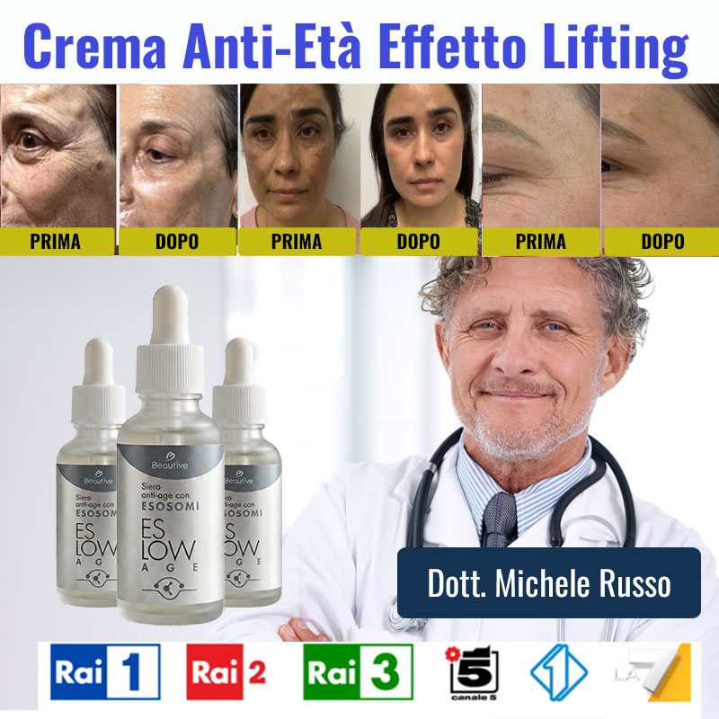Crema anti-età con effetto lifting per viso e collo.