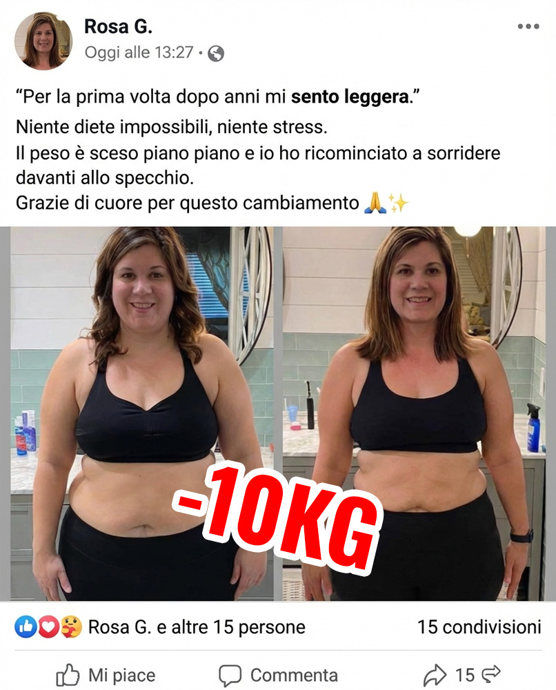Donna felice dopo aver perso 10kg con Supremo Slim.