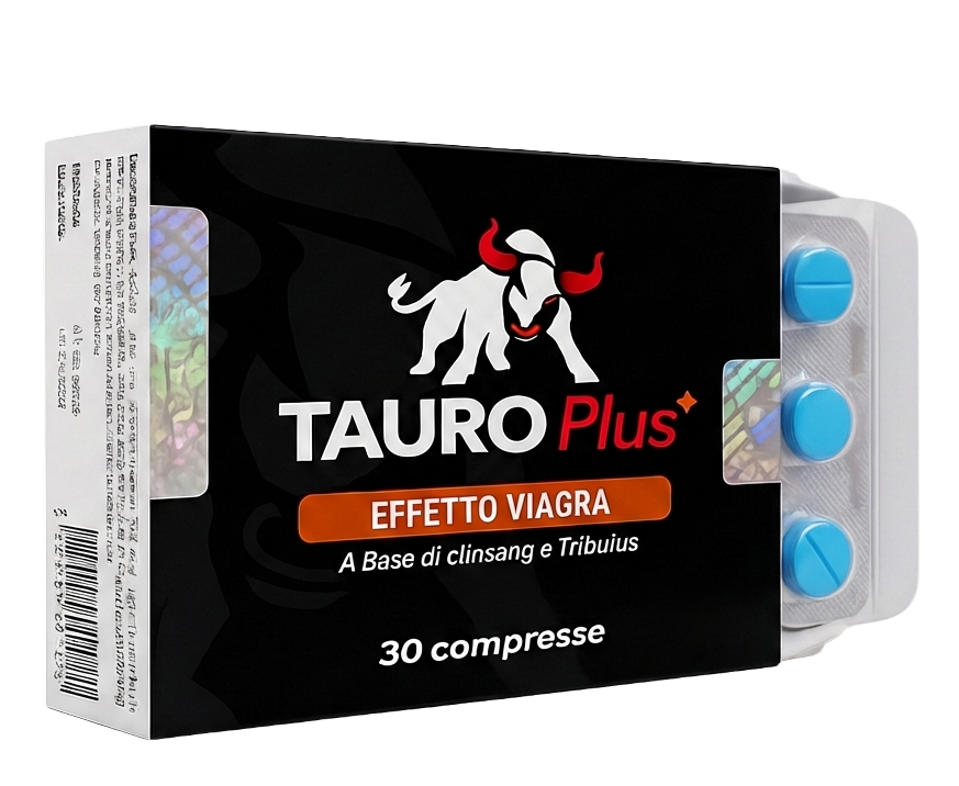 Integratore TauroPlus Effetto Viagra con clinans e Tribulus, 30 compresse.