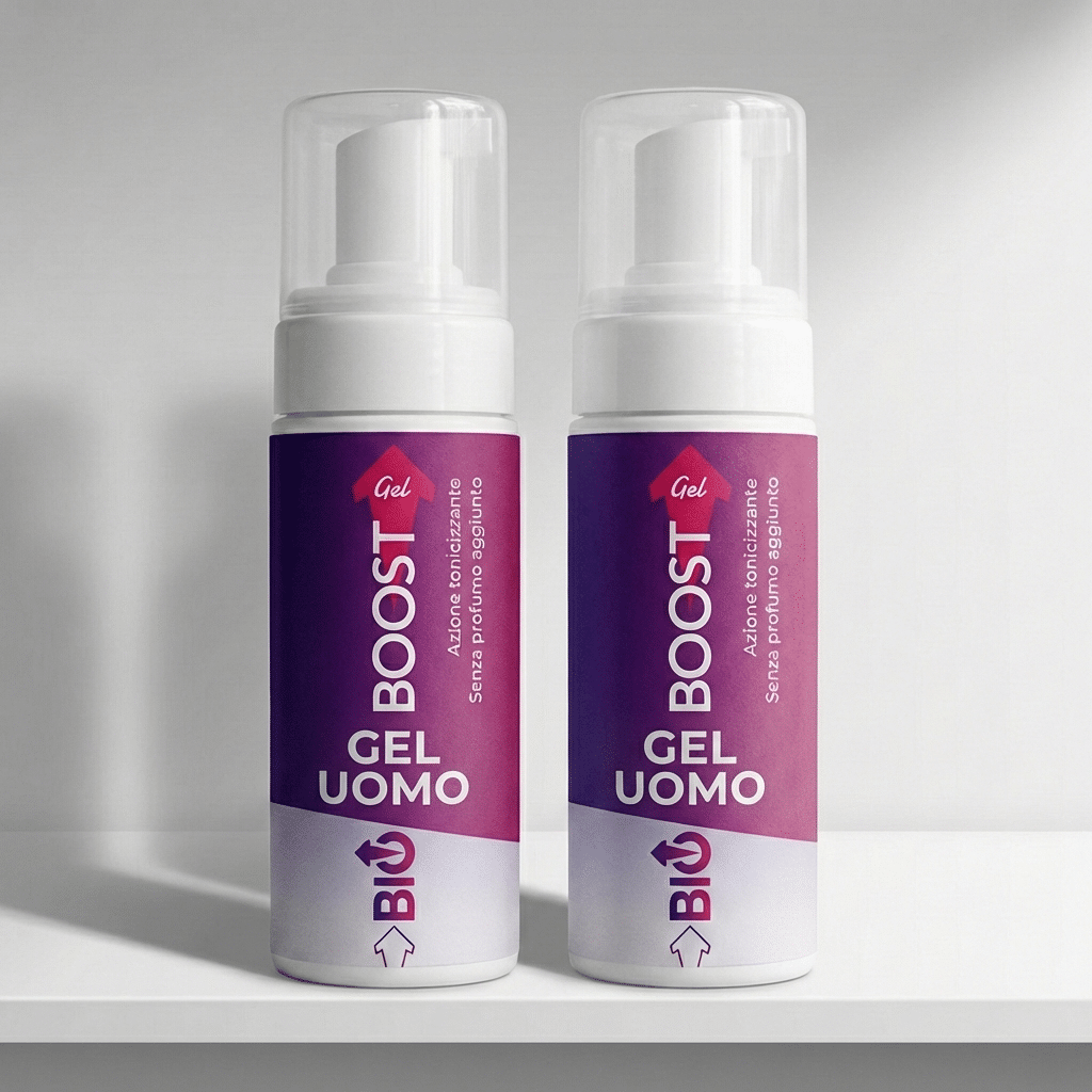 Gel Boost Uomo, prodotto naturale per energia e vitalità maschile.