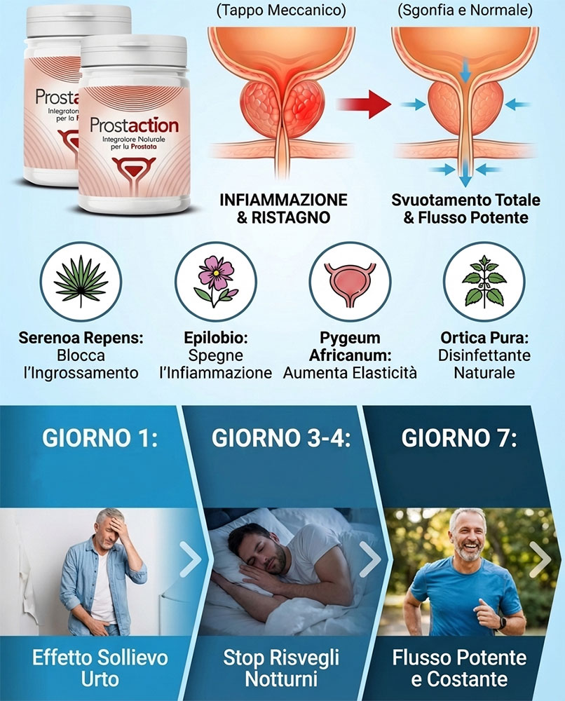 Integratore naturale per infiammazione e ristagno della prostata.