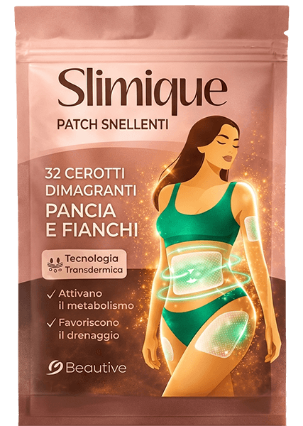 Patch Snellenti Slimique per pancia e fianchi, tecnologia transdermica.