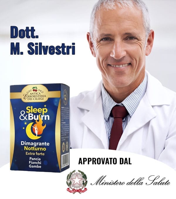 Dott. M. Silvestri promuove Sleep & Burn integratore naturale.
