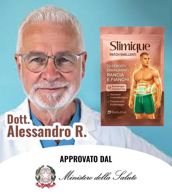 Integratore Slimique uomo per dimagrimento pancia e fianchi.
