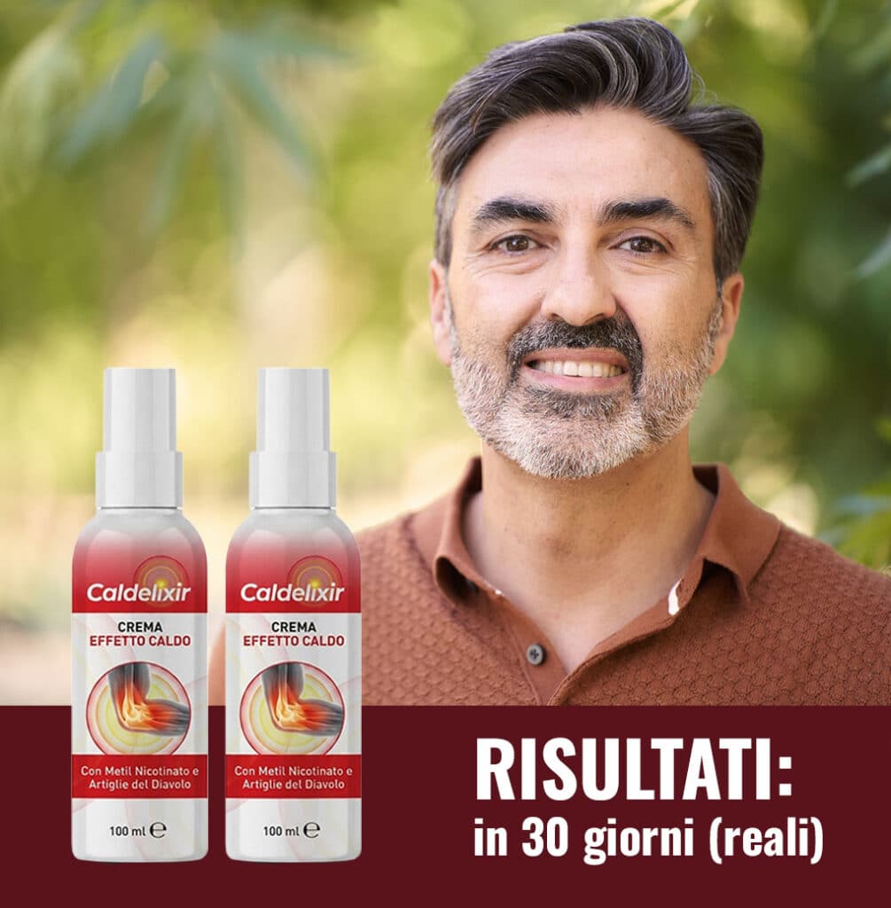 Caldelixir gomito crema effetto caldo con metil nicotinato e artigli di diavolo.