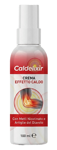 Crema Caldelixir per gomito con effetto caldo e ingredienti naturali.