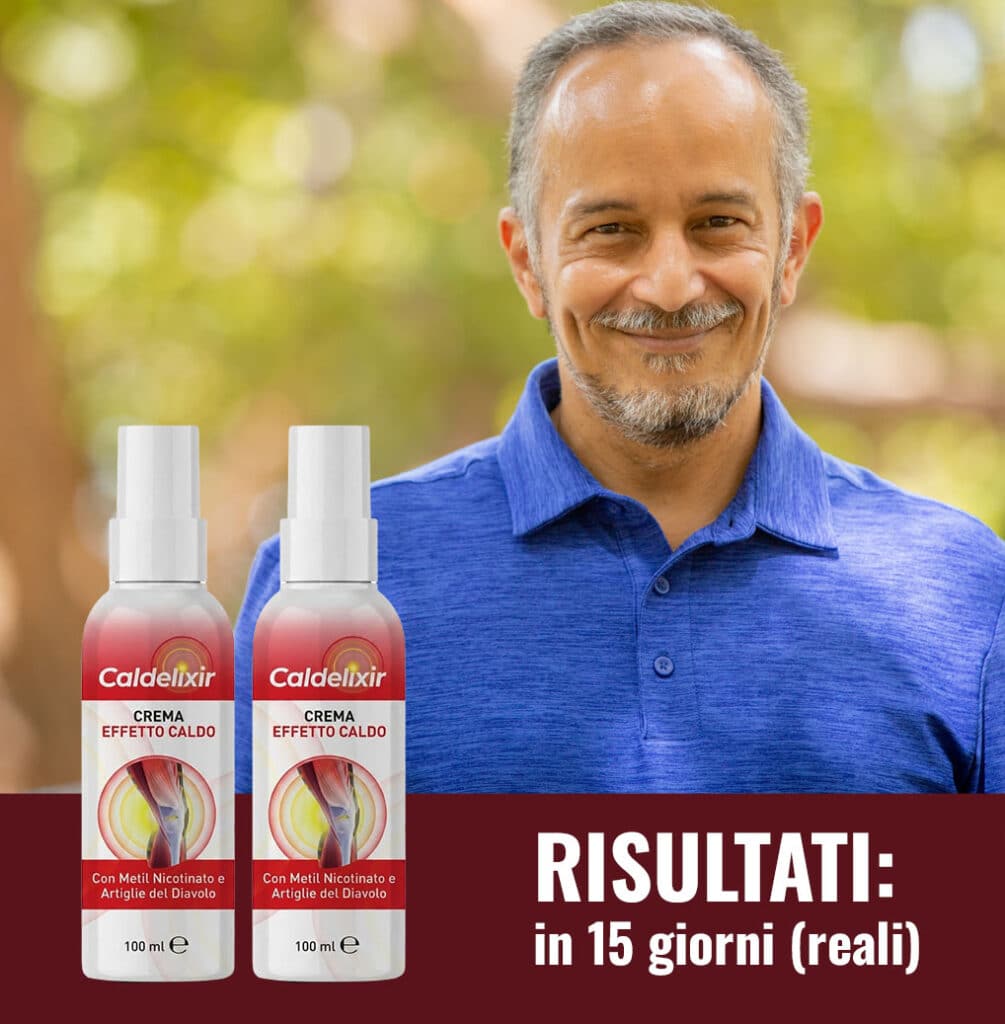 Prodotti Caldelixir per il benessere delle ginocchia.