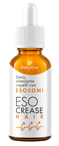 Siero stimolante per capelli con Esosomi in bottiglia da 30ml.