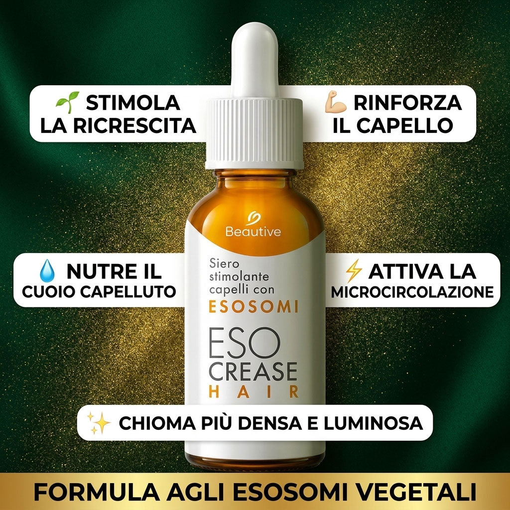 Siero naturale per rinforzare e stimolare la crescita dei capelli.